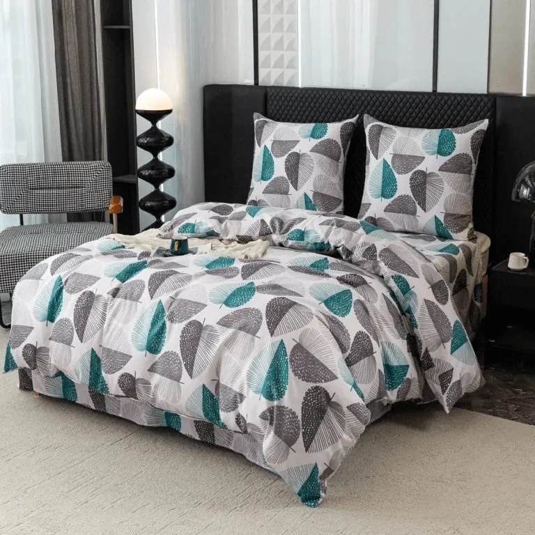 PrzytulneMieszkanie.pl PrzytulneMieszkanie.pl Pościel z mikrofibry PULINA szara Rozmiar pościeli: 2 szt 70 x 80 cm | 160 x 200 cm