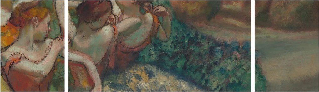 Obraz - Edgar Degas, Four Dancers, reprodukcje (170x50 cm)