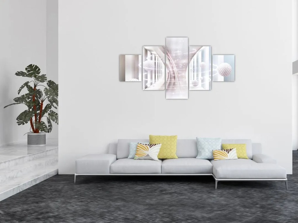 Obraz - Delikatny wir (125x70 cm)