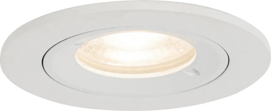 Inteligentny reflektor wpuszczany biały okrągły IP44 z Wifi GU10 50mm - Xena