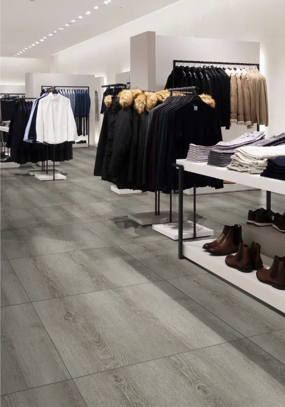 Płytka Fortelock Business, 668 x 668 mm, grafit/dąb skandynawski