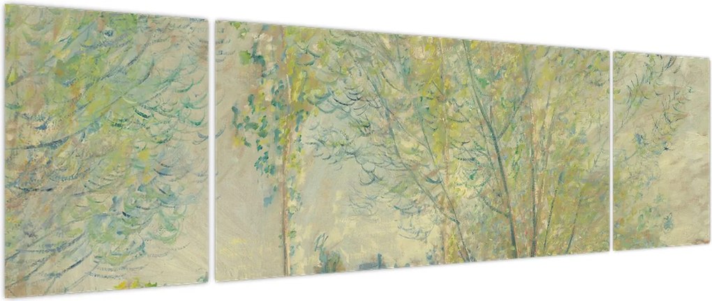 Obraz - Claude Monet, The Willows, reprodukcje (170x50 cm)