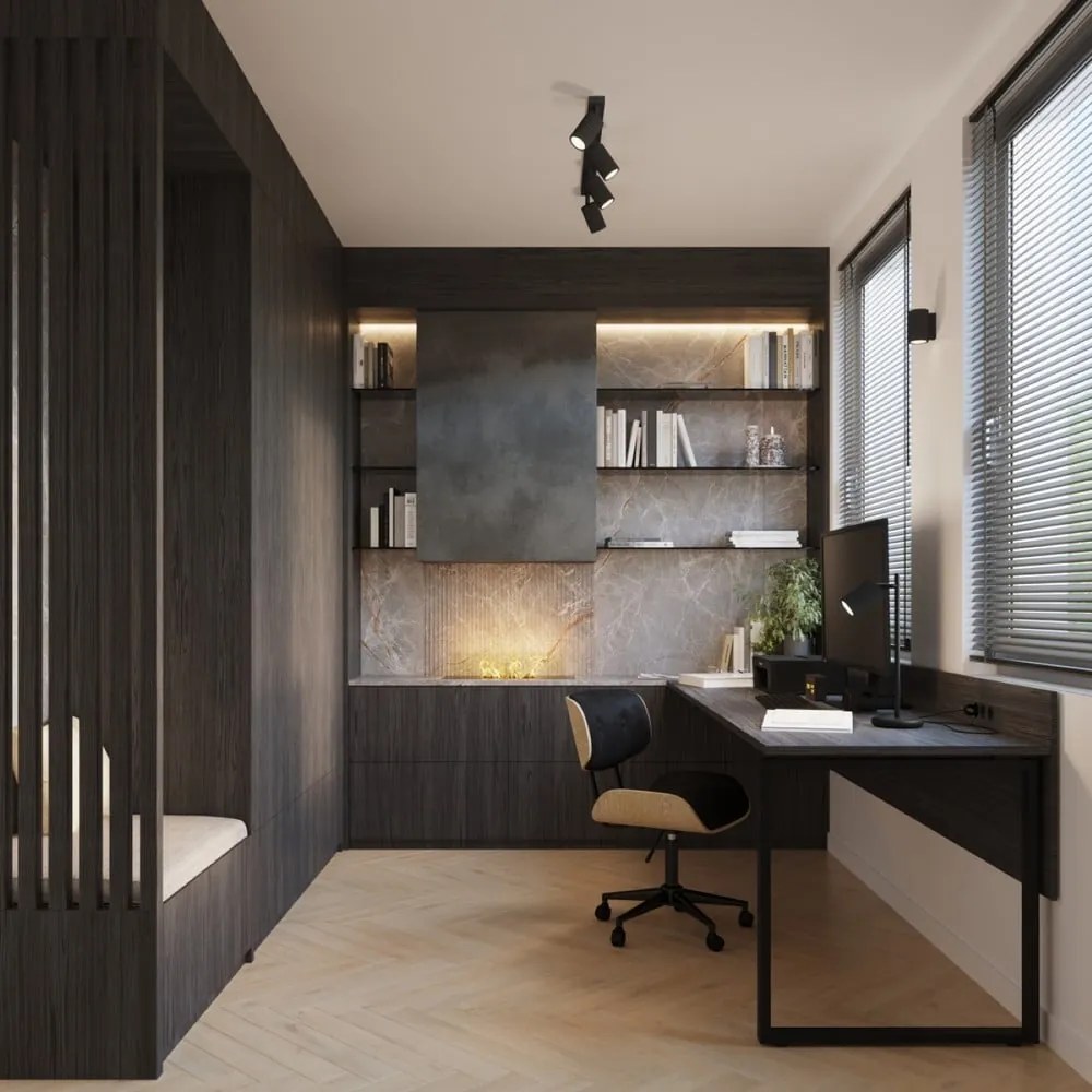 Czarny kinkiet Gleam – Sollux