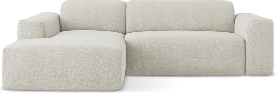 Beżowy narożnik (lewostronny/z szezlongiem) Keli – Makamii