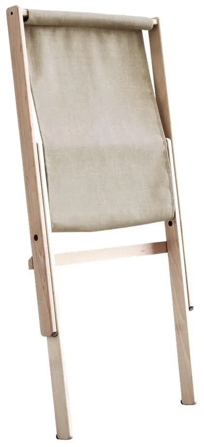 Fotel rozkładany Karup Design Boogie Raw/Linen Beige