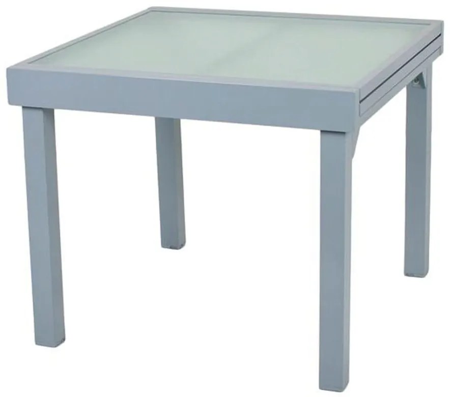 Stół ogrodowy ze szklanym blatem 90x90 cm Lola – Garden Pleasure