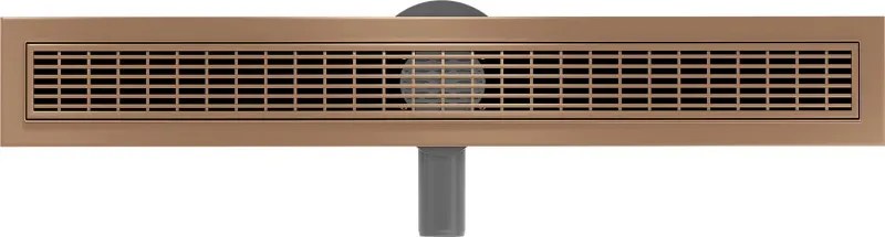 Mexen Flat 360° M33 odpływ liniowy obrotowy 50 cm, miedź szczotkowana - 1C33050-40