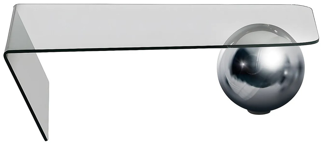 Stolik kawowy MUNDO - Szkło hartowane i stal