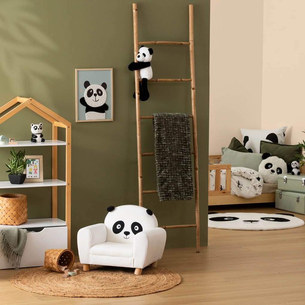 Fotel dziecięcy panda, 53 × 43 × 43,5 cm