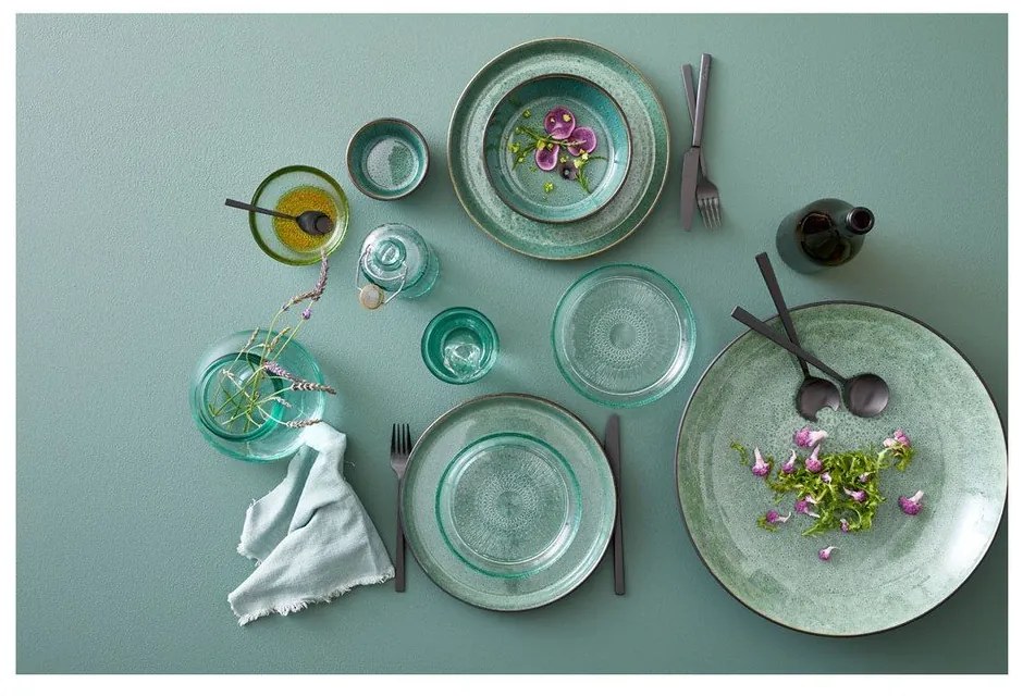 Zielono-czarna kamionkowa misa ø 40 cm Gastro Black/Green – Bitz