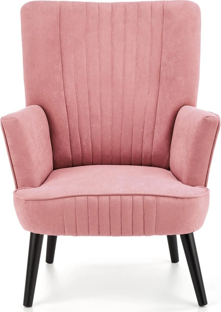 Wygodny fotel wypoczynkowy z podłokietnikami Delgado