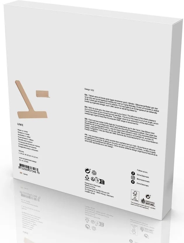 Beżowa ściągaczka z uchwytem 22 cm Ume – Zone