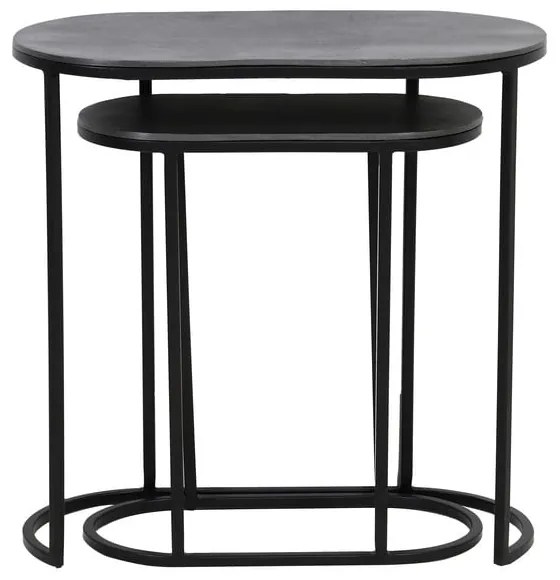 Metalowe stoliki zestaw 2 szt. 26x53 cm Bocov – Light &amp; Living