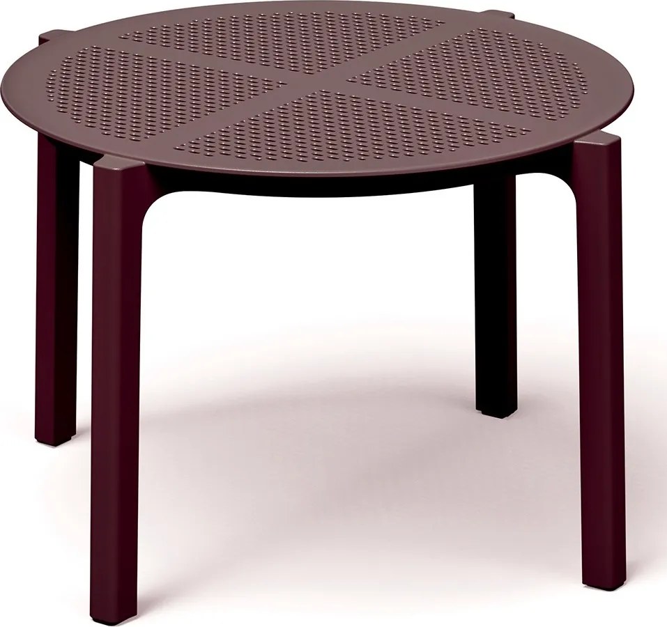 Okrągły stolik ogrodowy Nexo z tworzywa sztucznego