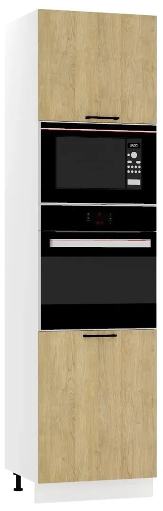 Szafka pod piekarnik i mikrofalę 60 DENIS D60 PK MV/2333 P/L dąb London STOLKAR