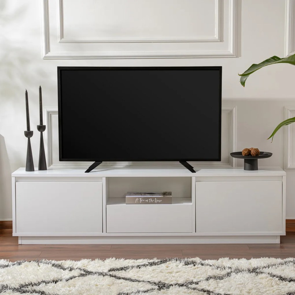 Stolik TV Vanguard Natural White