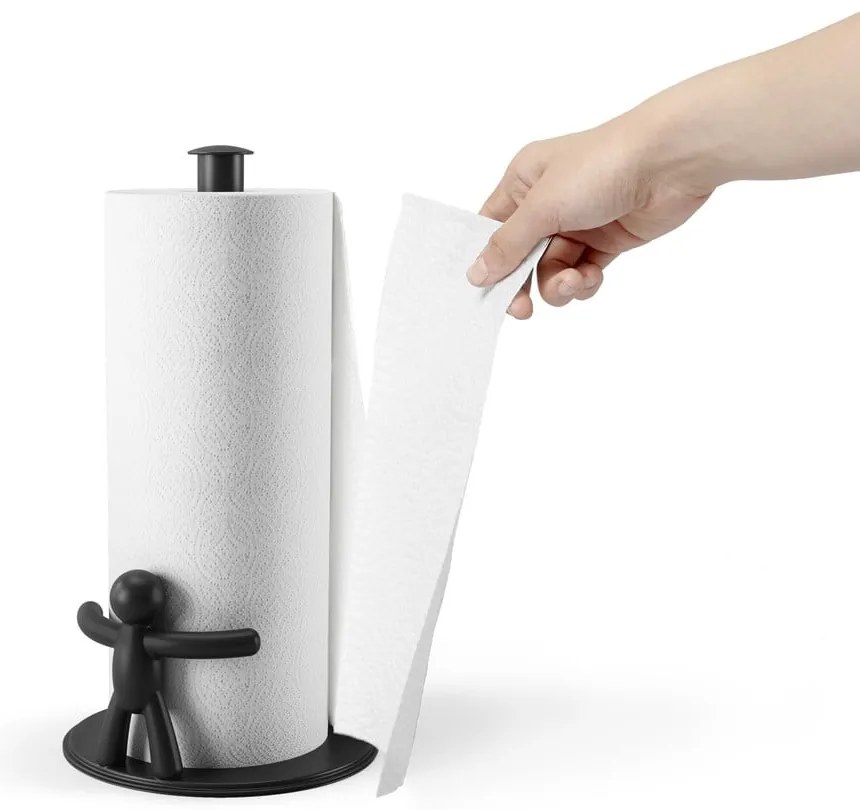 Stalowy stojak na ręczniki kuchenne ø 19 cm Buddy – Umbra