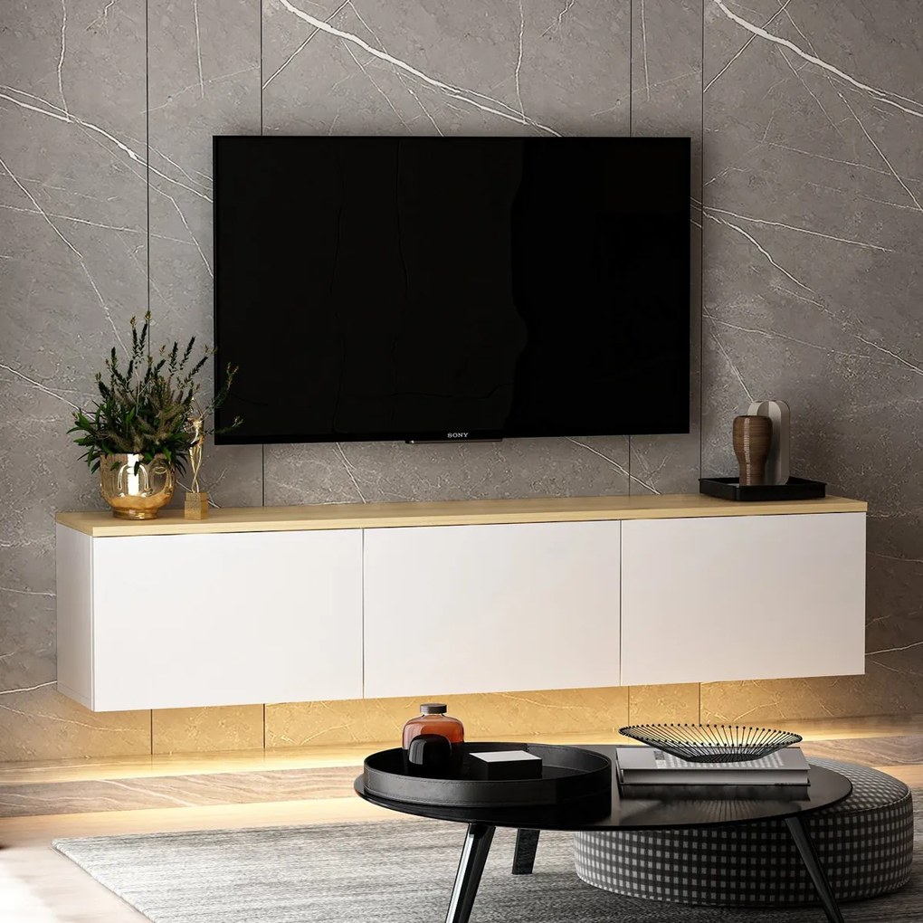 Stolik pod telewizor Neon White