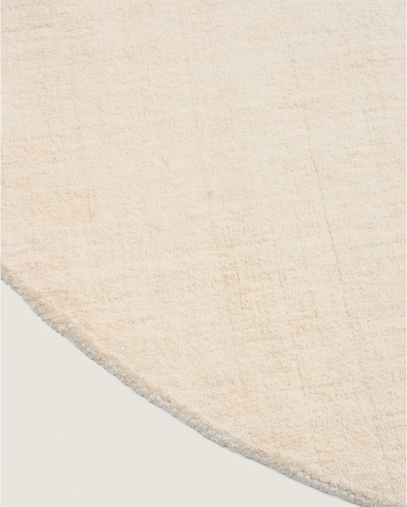 Kremowy okrągły dywan ø 200 cm Empuries – Kave Home