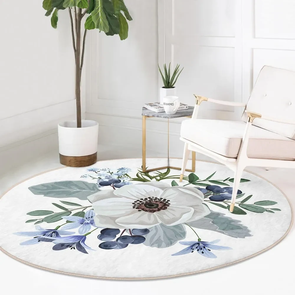 Okrągły dywan odpowiedni do prania i robotów sprzątających ø 120 cm Comfort – Mila Home