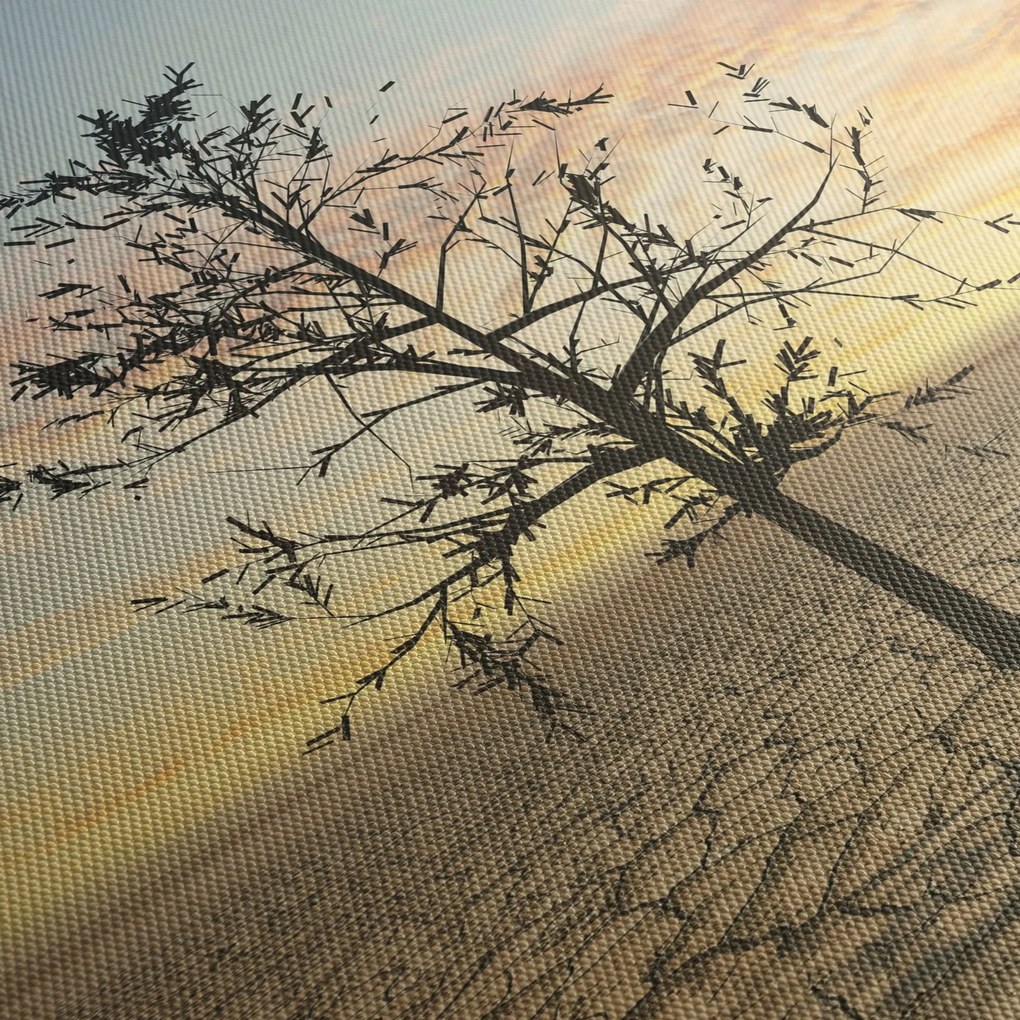 Obraz - Drzewo na pustyni (125x70 cm)