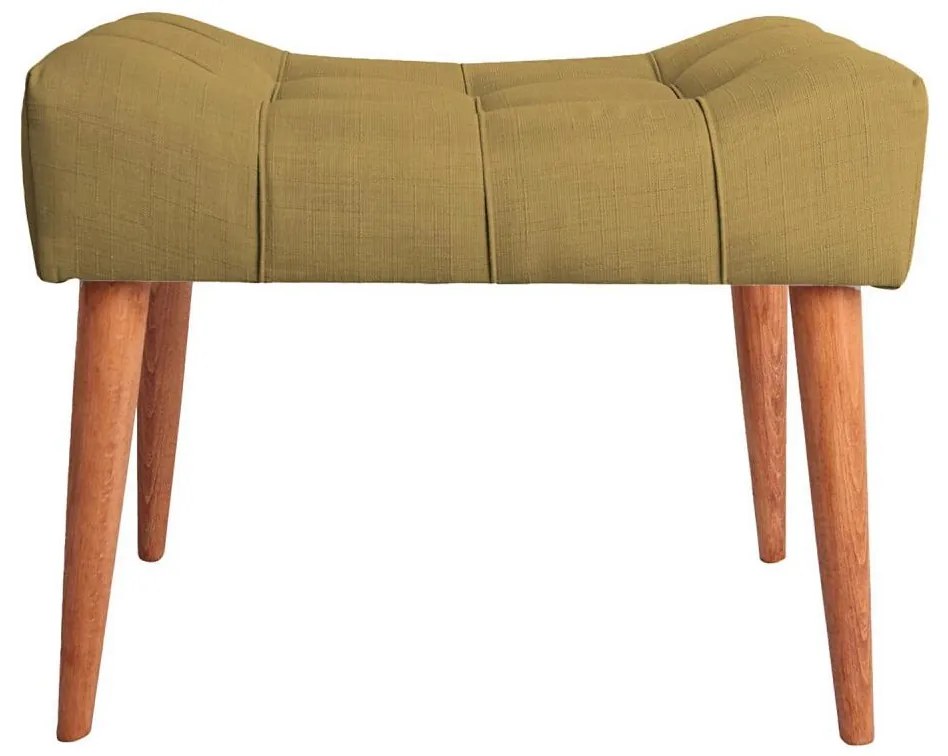 Taboret LUMI 40x58 cm brązowy