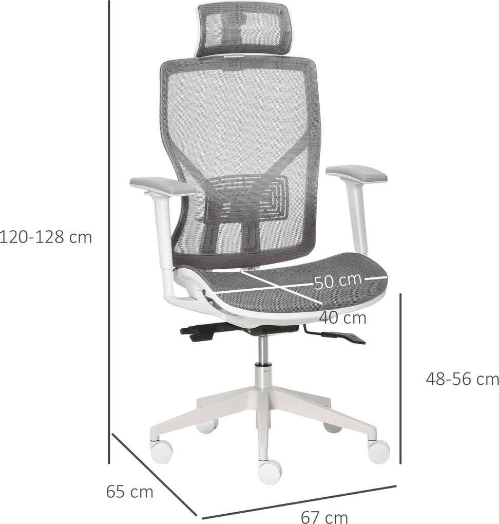 Vinsetto Krzesło Biurowe z Podnóżkiem do Biurka Oparcie Sztuczna Skóra Czarne | Aosom PL