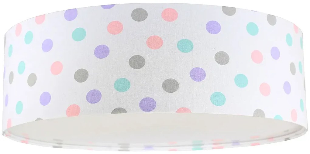 Dziecięca lampa sufitowa plafon w kropki - A357-Wucu