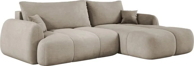 Narożnik COCO z funkcją spania poduszkami i pojemnikiem Cloud 03 DOMOHOME