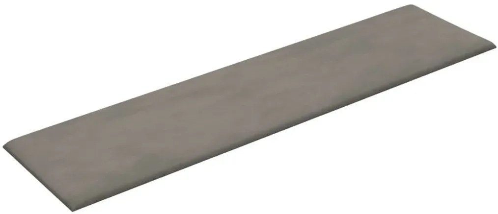 Aksamitne jasnoszare panele ścienne B3-F86