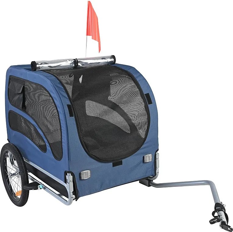 Przyczepy rowerowe dla Zwierząt Domowych SucceBuy, Noszacz Rowerowy dla Psów i Kotów, Nośność 45 kg, Stal Odporna na Wodę