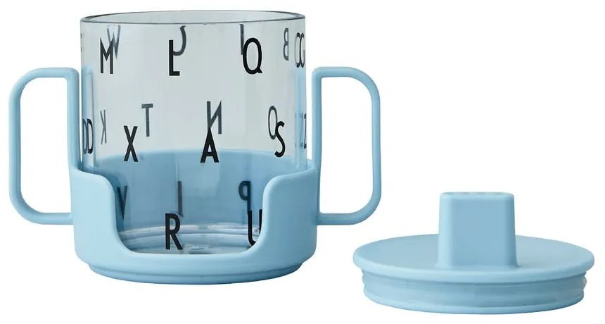 Jasnoniebieski kubek dla dzieci Design Letters Grow With Your Cup