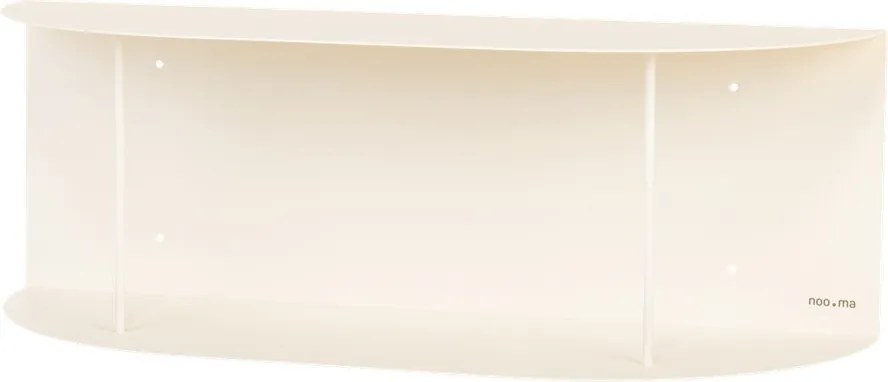 Beżowa wielopoziomowa metalowa półka 60 cm Lina – noo.ma