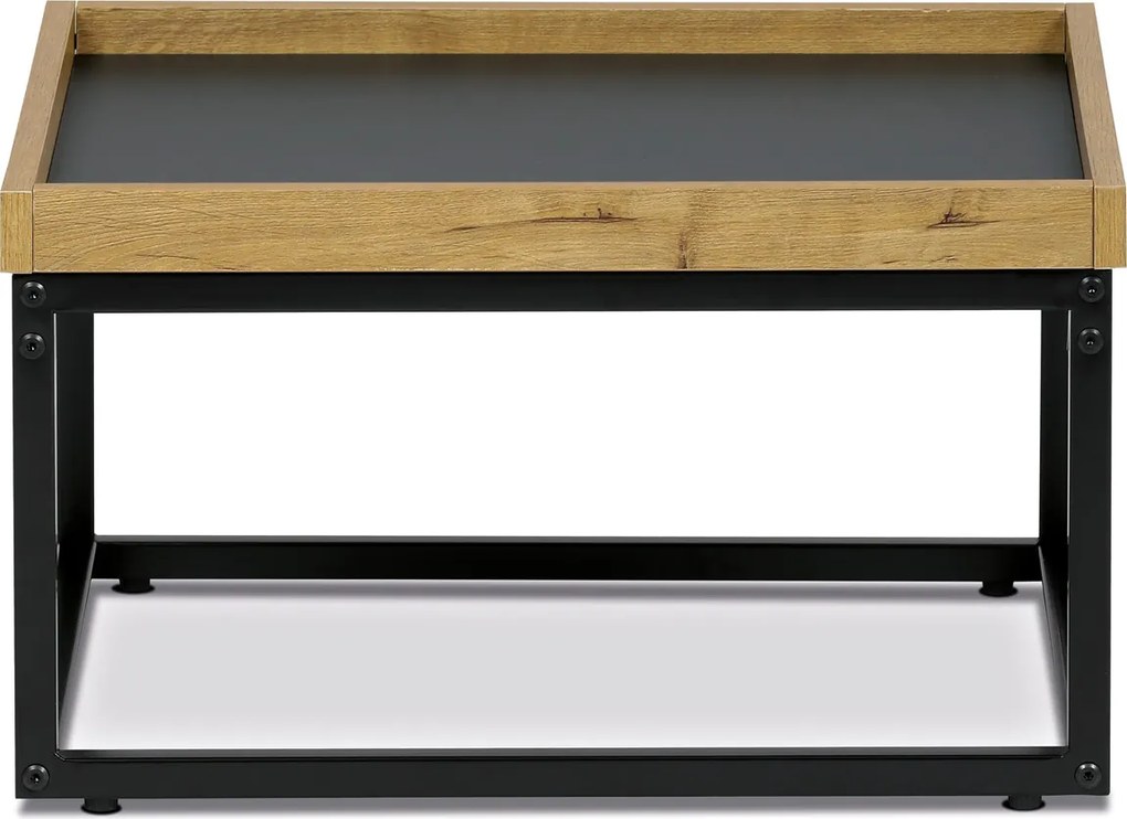 Stół konferencyjny z krawędzią i obwodowąpodstawą, 53 x 53 x 30 cm