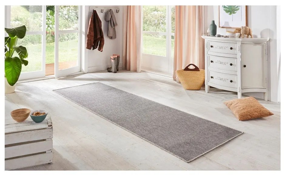 Szary chodnik odpowiedni na zewnątrz 80x350 cm Nature – Hanse Home