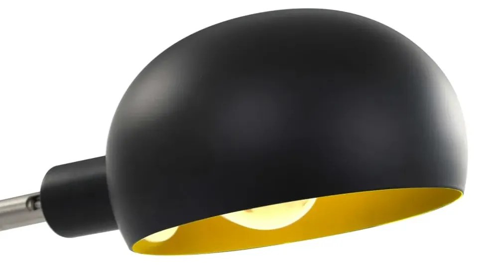 Czarno-złota lampa zodiac podłogowa regulowana - 3X EX184 P5-E74
