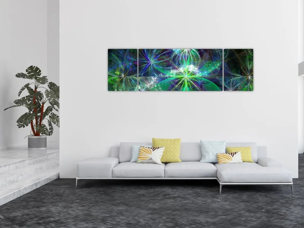 Obraz - Abstrakcyjne kształty geometryczne (170x50 cm)