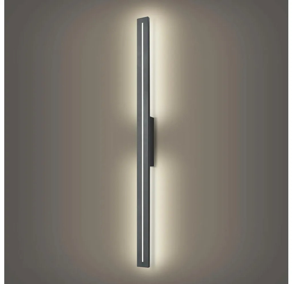 Brilagi - Kinkiet zewnętrzny LINEO LED/24W/230V 4000K IP65 antracyt