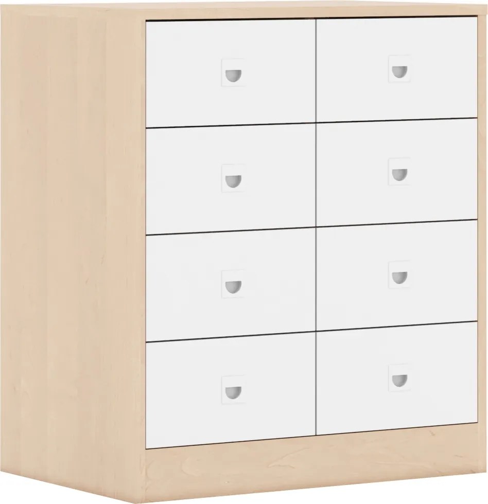 Szafka szkolna z szufladami Blox BASE 70 index 2PP-2R-8SB