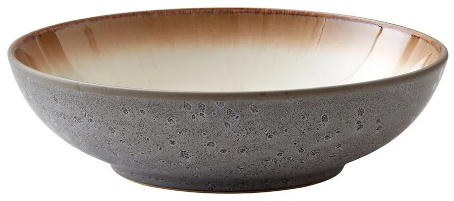 Szara/beżowa kamionkowa miska 1 l Gastro Grey/Cream – Bitz