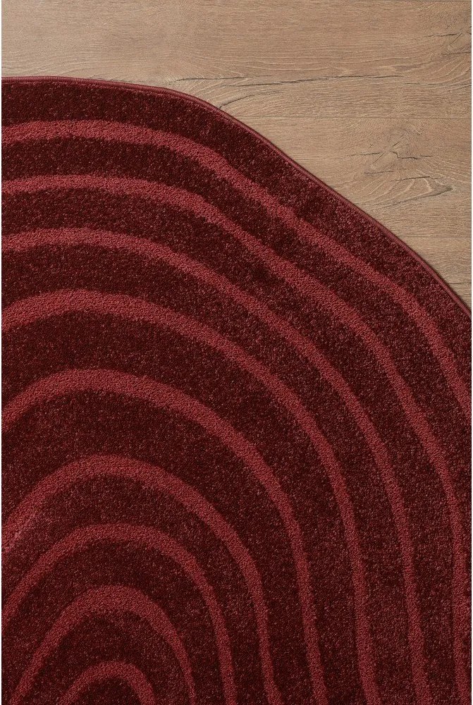 Bordowy dywan 160x230 cm Pebble – ESTE
