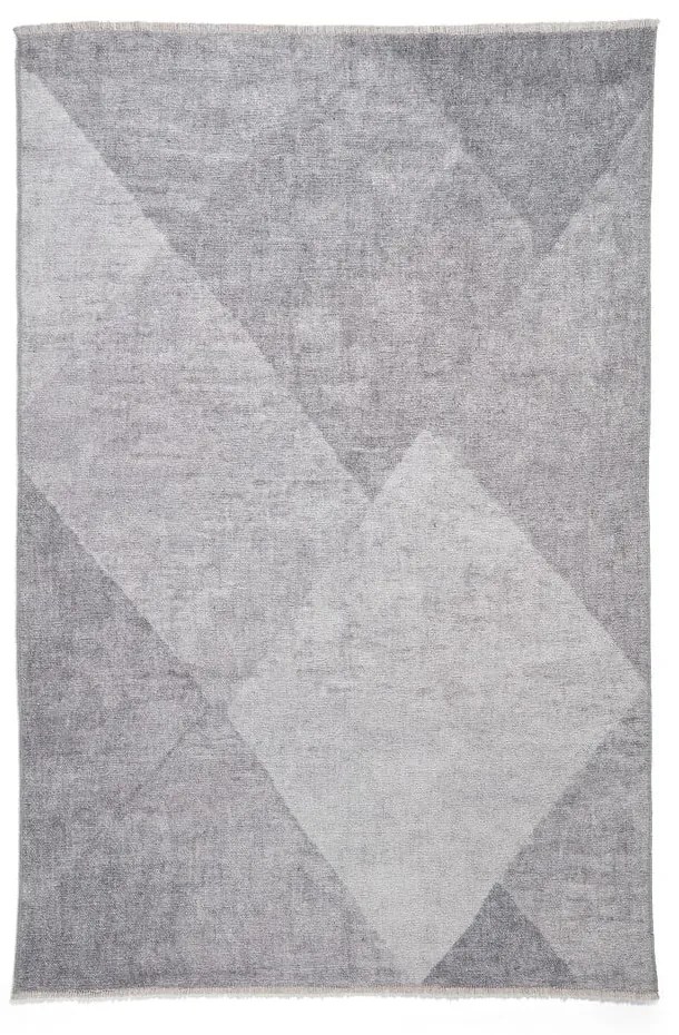 Jasnoszary dywan z mieszanki bawełny odpowiedni do prania 152x230 cm Whisper – Think Rugs