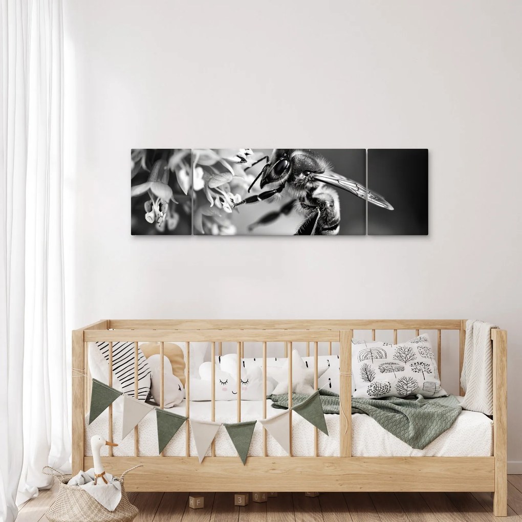 Obraz - Szczegół pszczoły (170x50 cm)