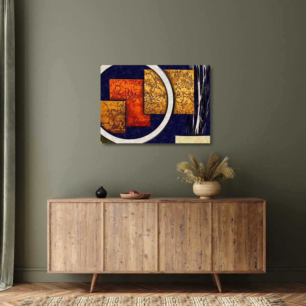 Obraz na szkle abstrakcji (70x50 cm)