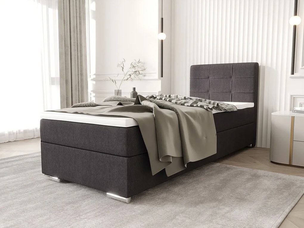 BEDANTE kontynentalne ZILANO1 80x200 Cosmic 97 Szary Strona otwierania lewe