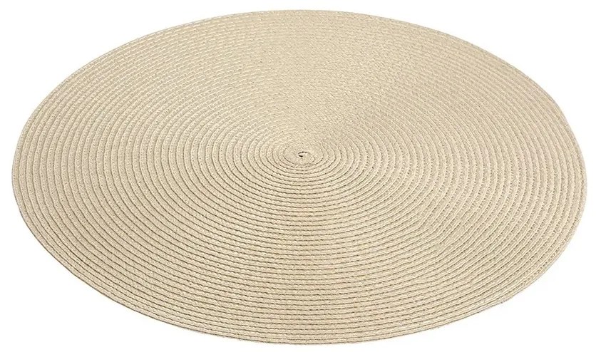 Altom Podkładka Straw beżowy, śr. 38 cm, zestaw 4 szt.