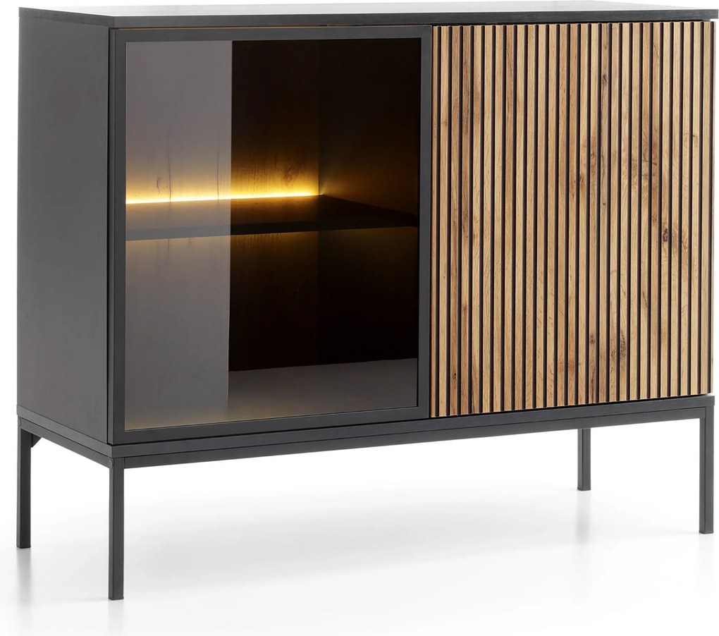 Komoda SENTIERO 104 cm do Salonu Sypialni Czarny