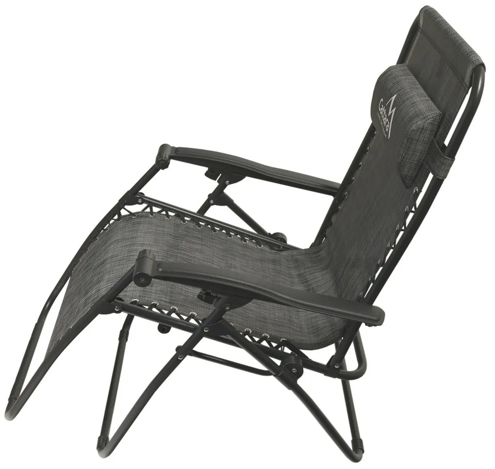 Cattara 13520 Składany leżak Alicante,antracytowy, 150 x 66 cm