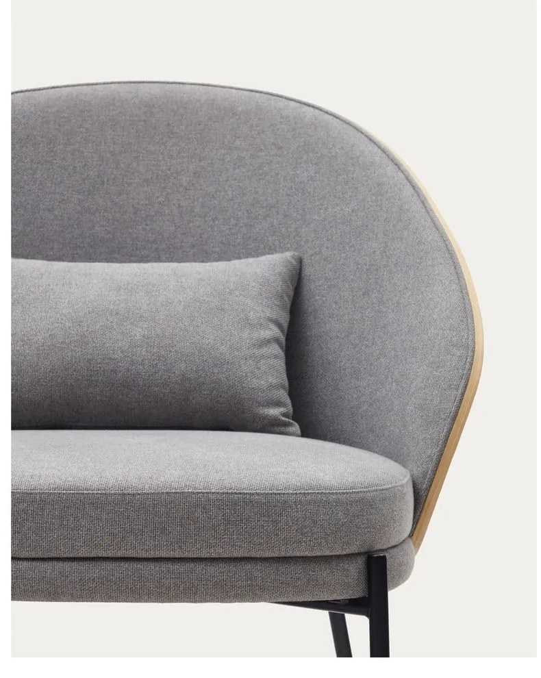 Szary fotel Eamy – Kave Home