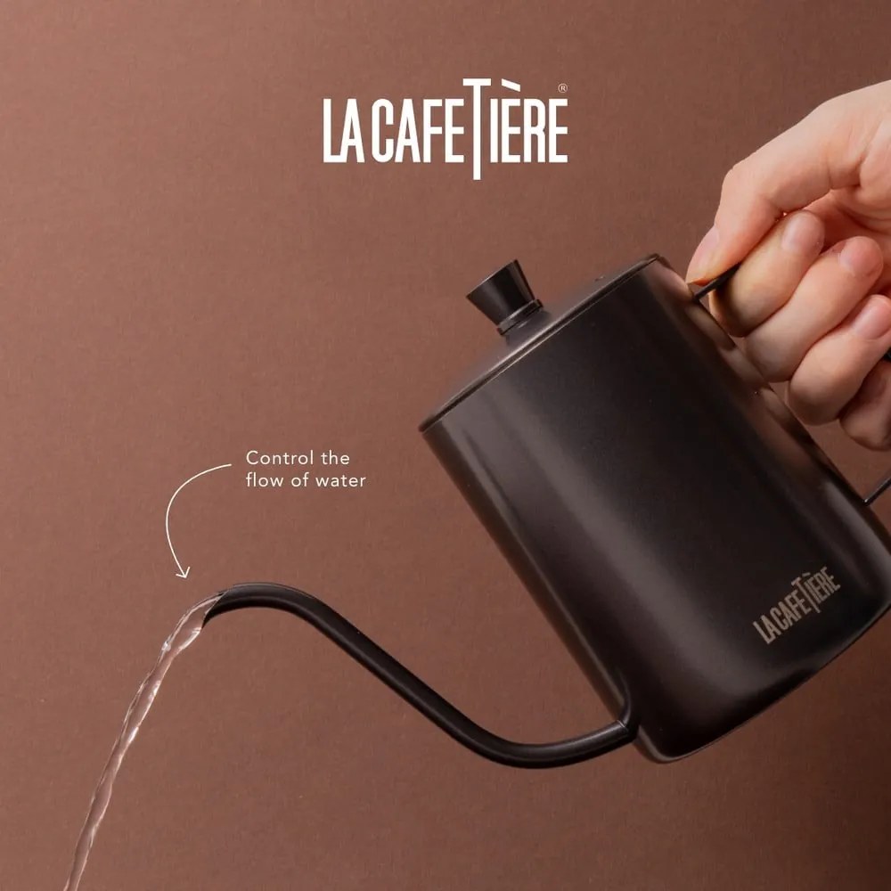 Szary dzbanek do kawy ze stali nierdzewnej 0,6 l La Cafetiere – Kitchen Craft